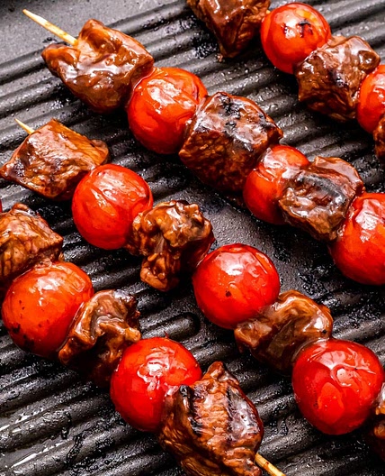 Balsamic Steak Kabobs