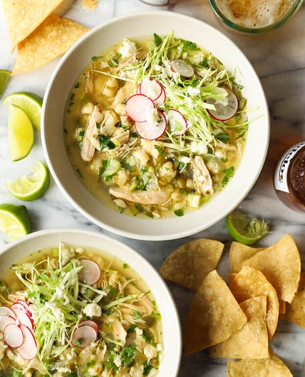 Slow Cooker Chicken Posole