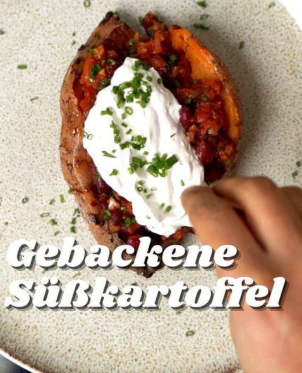 🍠 Gebackene Süßkartoffeln