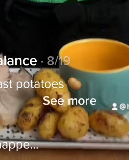 Cheat roast potatoes
