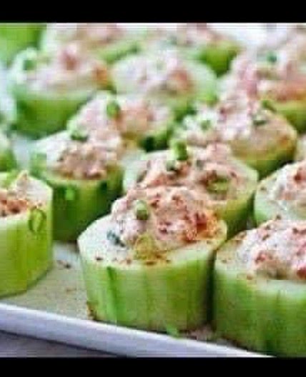 Crab-Stuffed Cucumbers