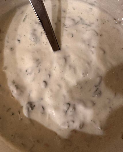 Raita de espinafres 