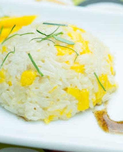 Coconut Sticky Rice with Mango