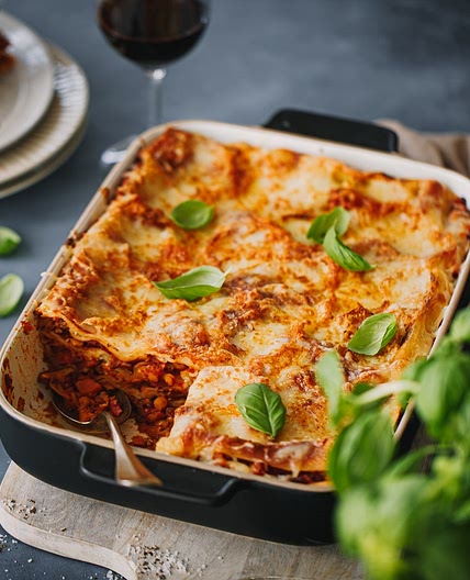 Linsen-Lasagne