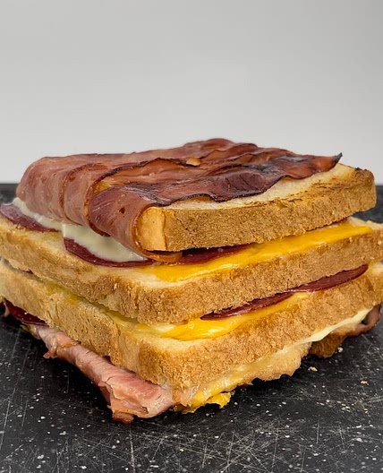 Giant oven baked sandwich