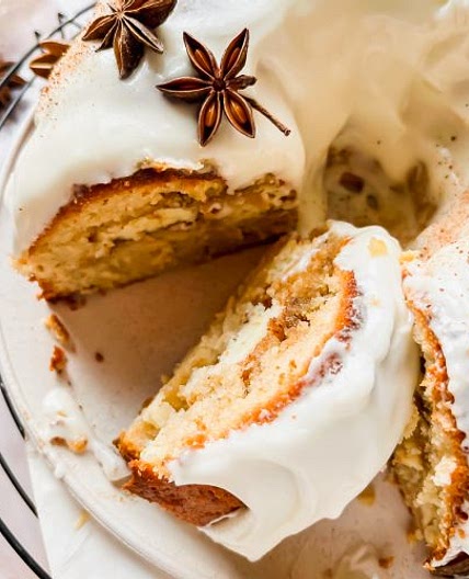 Maple Bundt Cake with Cream Cheese Filling