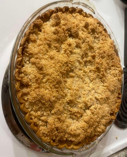 Apple Pie with crumbled topping! 