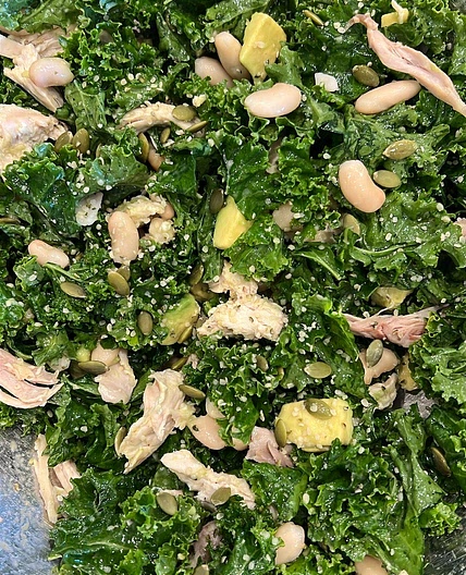 Copy-Cat Erewhon Kale Salad 
