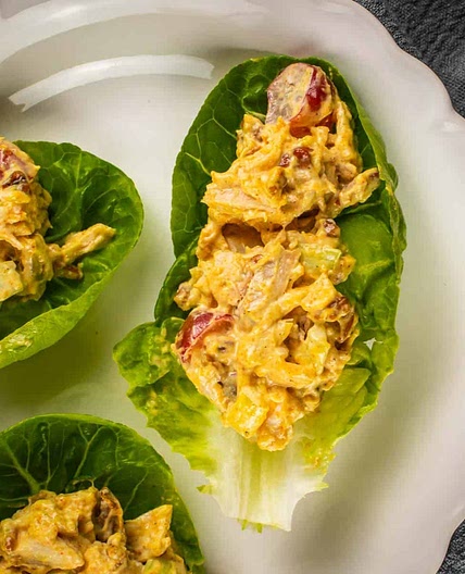 Best Curry Chicken Salad with Grapes