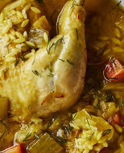 Chicken in a Pot with Orzo | Recipes