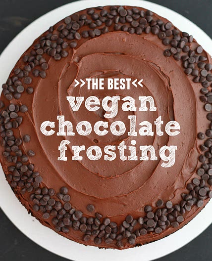Vegan Chocolate Birthday Frosting