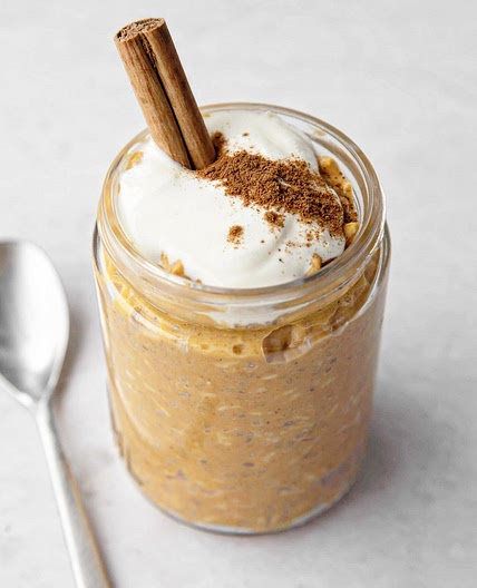 Nourishing Pumpkin Pie Overnight Oats