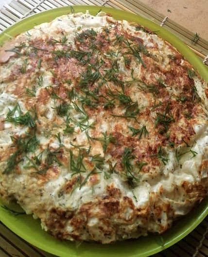 Ленивый капустный пирог.