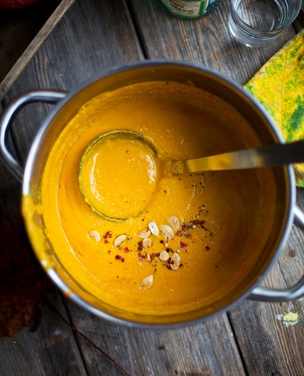 Roast Pumpkin, Coconut and Chilli Soup