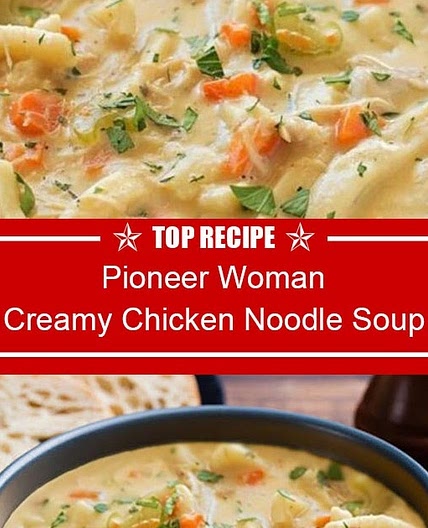Creamy Chicken Noodle Soup Pioneer Woman