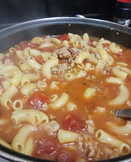 Macaroni Tomato & Turkey Soup
