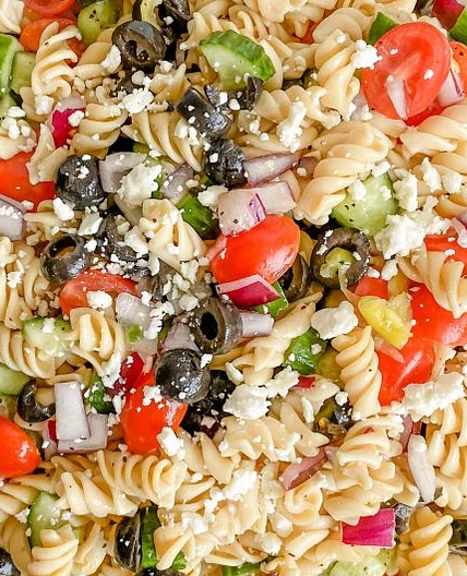 Healthy Greek Pasta Salad