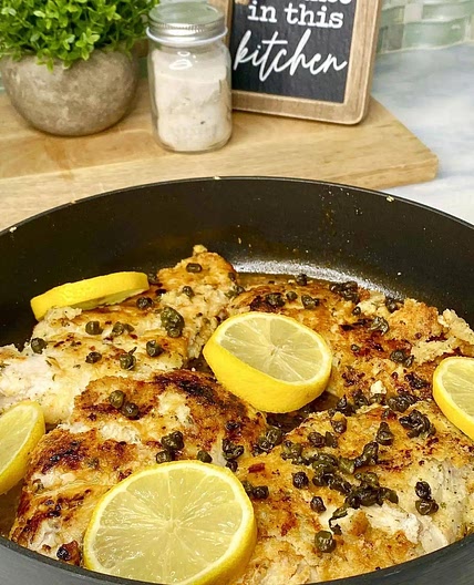Low Carb Chicken Piccata