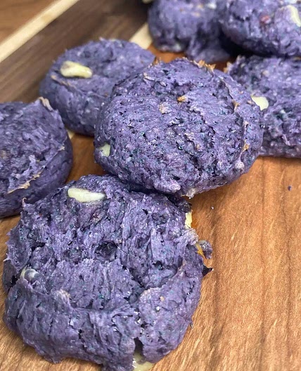 Blueberry White Chocolate Chip Cookies
