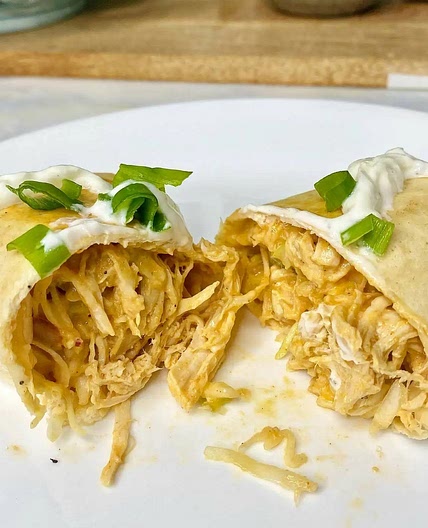 Buffalo Chicken Burritos