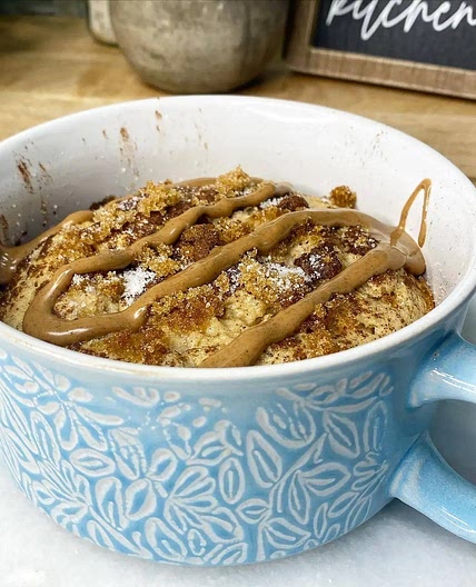 Cinnamon & Almond Butter Protein Baked Oats