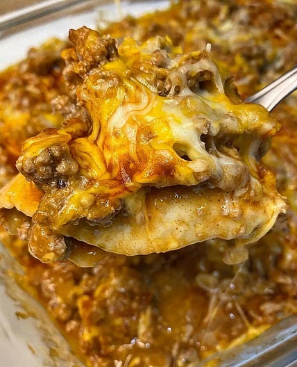 Red Enchilada Casserole