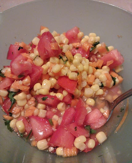 Sweet corn salad
