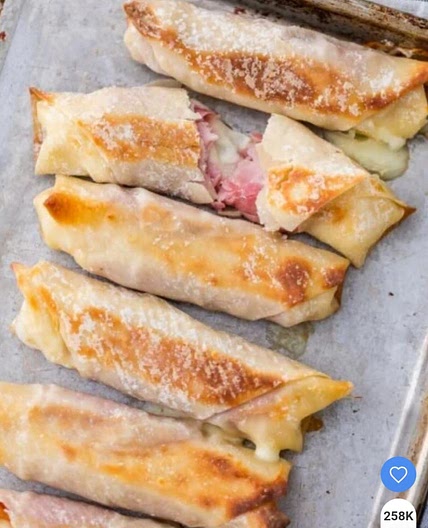 baked ham and cheese sticks