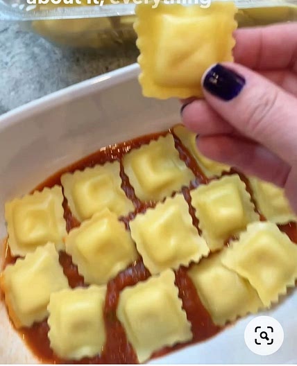 Filled pasta lasagna