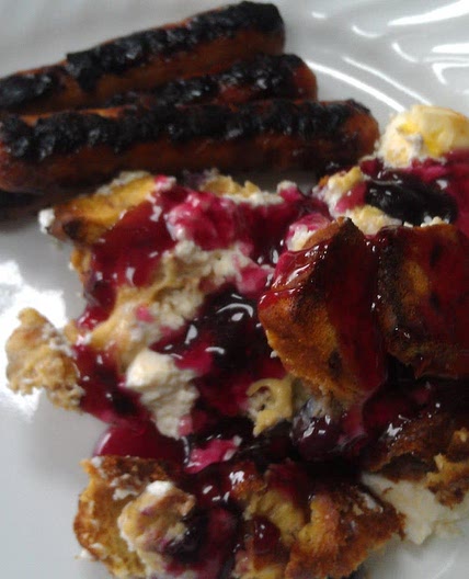 Overnight Blueberry French Toast
