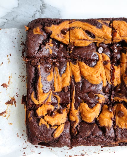 Pumpkin Swirl Brownie