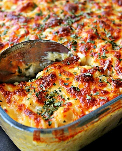 chicken alfredo bake