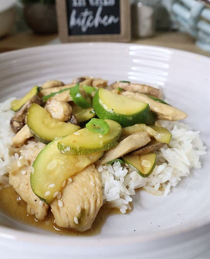 Zucchini & Mushroom Stir Fry