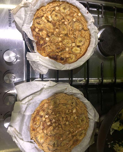 Chocolate and Banana Baked Oats