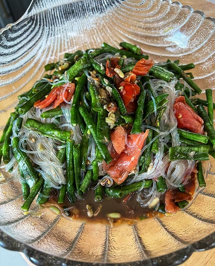 Green Bean Vermicelli Salad — Angiela Eats 