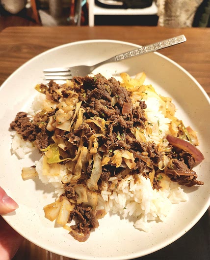 Beef and Cabbage Stir Fry