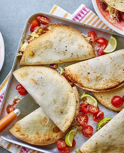 Beany quesadillas
