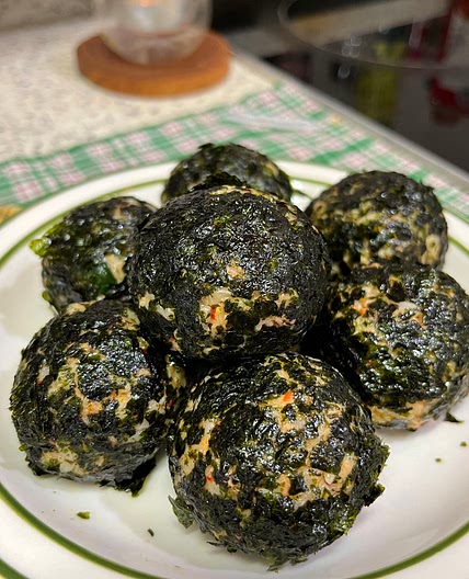 Kimchi Tuna Rice Balls