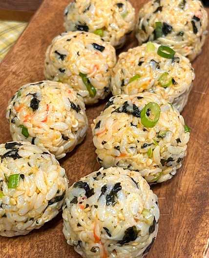 Delicious Crab Rice Balls