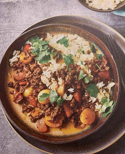 Beef Massaman with New Potatoes 