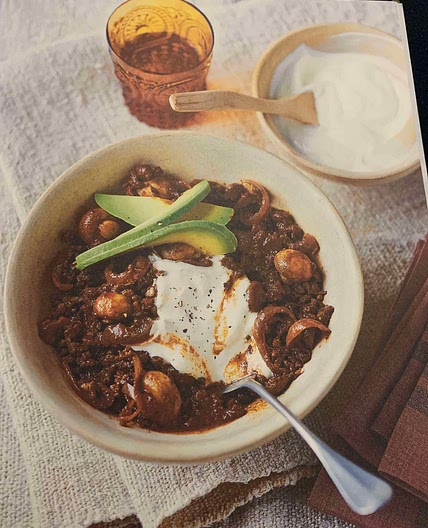 Chilli Beef and Mushrooms