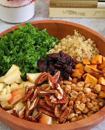 Vegan Fall Harvest Salad (gluten free)