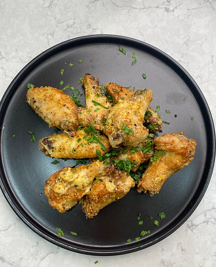 Lemon Pepper Parmesan Wings