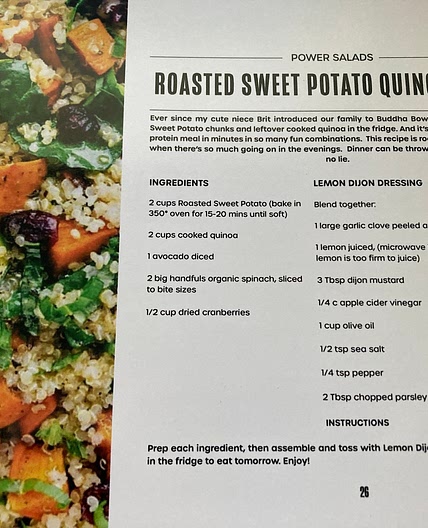 Roasted Sweet Potato Quinoa Salad