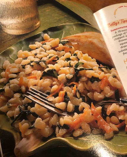 Spinach Orzo