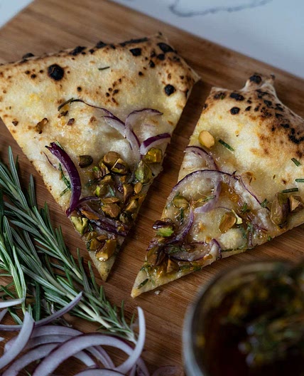 Chris Bianco-inspired Pistachio Pizza