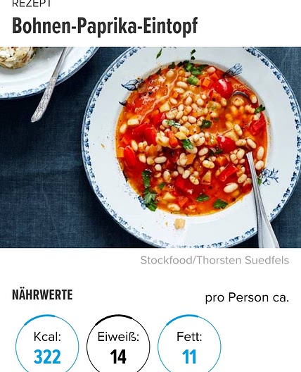 BOHNEN PAPRIKA EINTOPF