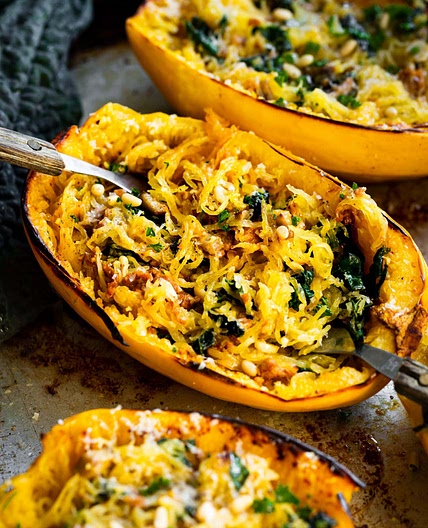 Brown Butter Spaghetti Squash