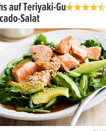 LACHS - AVOCADO SALAT