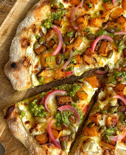 Roasted Pumpkin Pizza